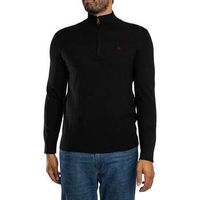 superdry jersey jersey de punto con media cremallera ess lw de mezcla de lana y para hombre