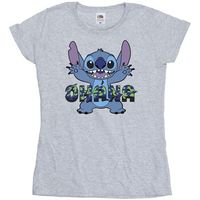 disney camiseta ohana para mujer