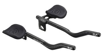 Vision trimax carbon clip on js bend black