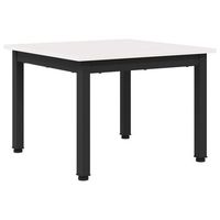 mesa de centro 50x50x36 cm madera - blanco