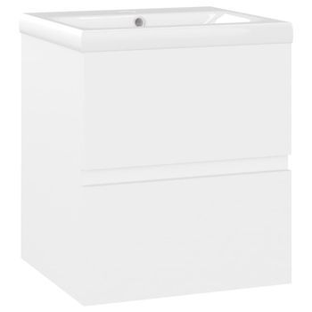 Mueble Con Lavabo Madera De Ingeniería Blanco