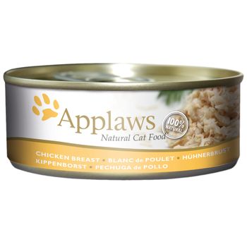 Applaws Cat Food Cans 156g - Chicken in Broth - Chicken Breast 24 x 156g