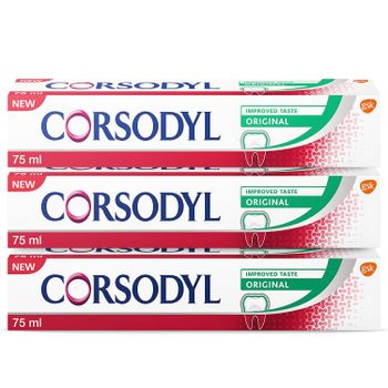 Corsodyl Daily Gum & Tooth Paste Triple Pack