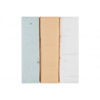 juego de panales de muselina 3 uds 100x100 cm sleepy sheep