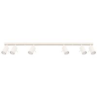 lampara de techo beige acero alt 117 cm