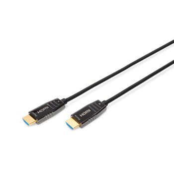 Digitus Cable de Fibra Óptica HDMI UHD 8K Macho/Macho 20m Negro