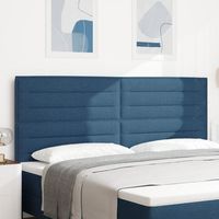 cabecero  diseno lines azul 200 cm tela v5484 unico  azul