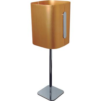 Sobremesa elegance 1xe14 l.16,5xan.16,5xal.51cm oro/cromo