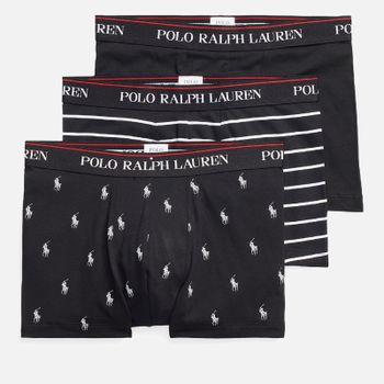 Polo Ralph Lauren Classic Cotton Three-Pack Trunks - S