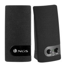 Altavoces NGS SB150, De 1 vÃa, 2.0 canales, AlÃ¡mbrico, 4 W, 100 - 20000 Hz, Negro