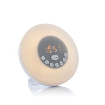 InnovaGoods Ig7826932 Despertador Amanecer Recargable con Altavoz
