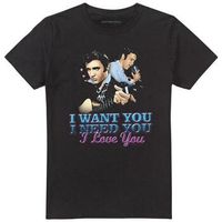 elvis presley camiseta i want you para hombre