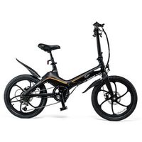 bicicleta electrica ligera onebot s9-eagle de 20 y 250 w negra