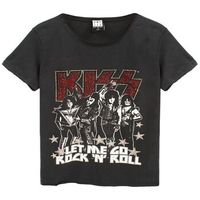 amplified clothing camiseta let me go rock n roll para mujer