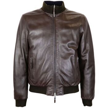 The Jack Leathers Cazadora de cuero q-nol-67114 para hombre
