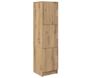 Aparador alto - mueble de almacenamiento roble artesanal 31.5 x 32 x 122.5 cm es1544