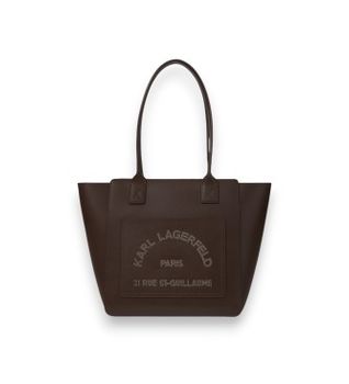 Karl Lagerfeld para mujer. B3W30096 Bolso Daily Mediano marrón (OSFA), Casual, Piel