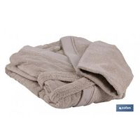 albornoz beige gr500m2 modelo abisinia talla xxl