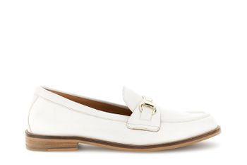 mocasines de piel con bocado de caballo white 39