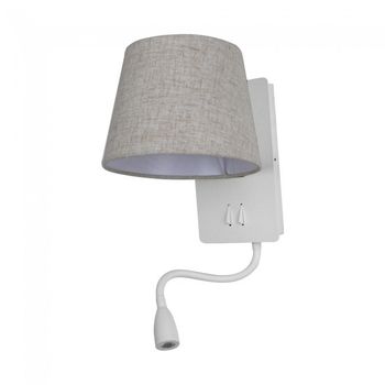 Aplique con lector led y usb nabia