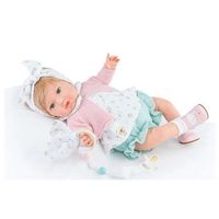 muneca alina petite fleur newborn en estuche con cuerpo blandito y extremidades y cabeza de vinilo 45 cm
