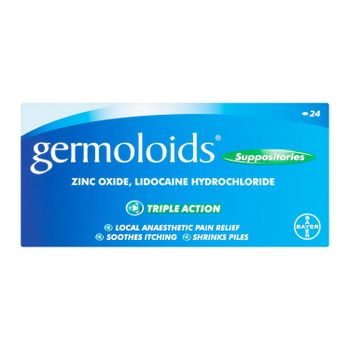 Germoloids Dual Action Suppositories Large