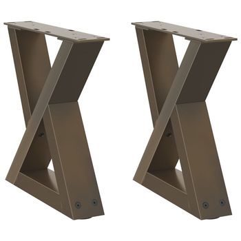 Mesa De Centro  60 X 30 X 1 Mm  Acero - Marrón