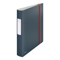 leitz cosy active 180 archivador a4 terciopelo gris 50 mm