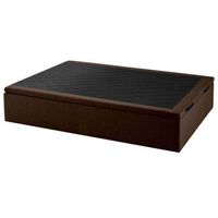 canape abatible tapizado tokio transpirable altura 34 cm - wengue - 140x182 cm