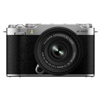 camara mirrorless fujifilm x-m5 261mp 62k uhd 15-45mm wifi bluetooth plata
