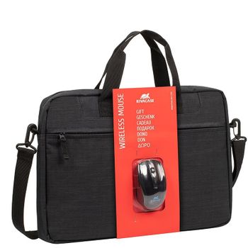 Rivacase Bundle 06 8038 Maletín Negro para Portátil hasta 15.6