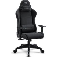 sense7 spellcaster fuku pu silla gaming ergonomico ajustable soporte lumbar negragris