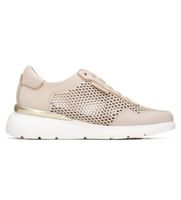 carmela para mujer 16321102-beige zapatillas 163211 beige 36 plano cordones casual