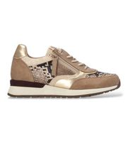 refresh para mujer 17610905-beige zapatillas 176109 beige 40 plano cremallera casual