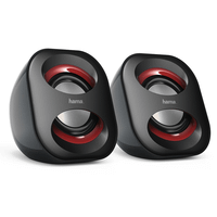 altavoces 20 hama sonic mobil 183 jack 35mm alimentado por usb entrada para auriculares control