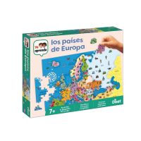 puzzle diset yo aprendo - paises de europa juego educativo carton 7 anos