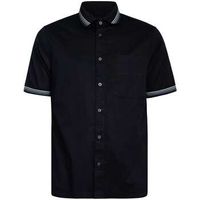armani exchange camisa manga corta camisa de manga corta con bolsillo en el pecho y logo para hombre