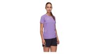 camiseta de manga corta mammut aenergy fl morada mujer