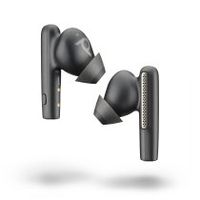 auricular hp poly bluetooth voyager free 60 uc teams usb-a negro con estuche de carga con pantalla tactil