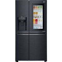 lg gsx960mcvz american-style smart fridge freezer - black black