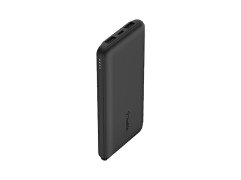 Powerbank - Belkin BPB011btBK, 10000 mAh, 2x USB-A, 1x USB-C, 15W, Carga Rápida, Negro