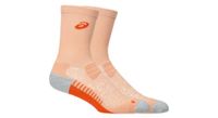 calcetines asics performance run crew naranja