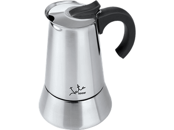 Cafetera tradicional - Jata Hogar CAX1 Odin, 10 Tazas, Acero inoxidable, Inox
