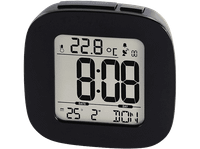 despertador - hama rc 45 lcd 2 pilas 1224h alarma de velocidad negro