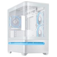 caja pc asus prime ap202 argb blanca micro atxmini-itx vidrio templado rgb