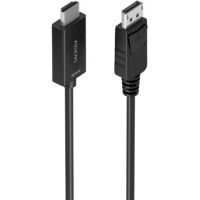 cable conversor aisens a125-0893 displayport hdmi 4k 15m negro
