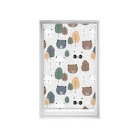 estor estampado easyfix sin taladrar - estor translucido tamano 95x150 - estor sin herramientas color bear  blindecor