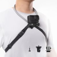 pgytech-soporte de cuello para camara de accion accesorio de silicona para gopro 121110 insta360dji osmo action