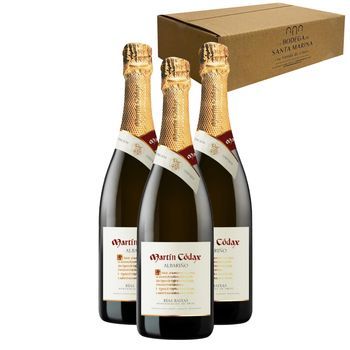 Martín Códax Sparkling Albariño Rías Baixas - Pack 3 Botellas - Pack 3 Botellas 75 Cl - 12% Vol.