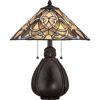 Lámpara de mesa india (2 luces)